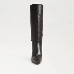 Sylvia Weave Wide Calf Knee High Boot